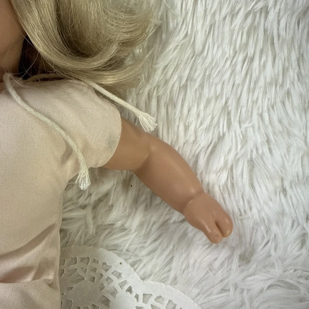 American Girl Bitty Baby Doll Blonde Hair Blue Eyes 2013 Unbranded Outfit